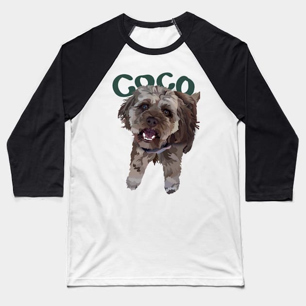 Coco! Baseball T-Shirt by jrepkin